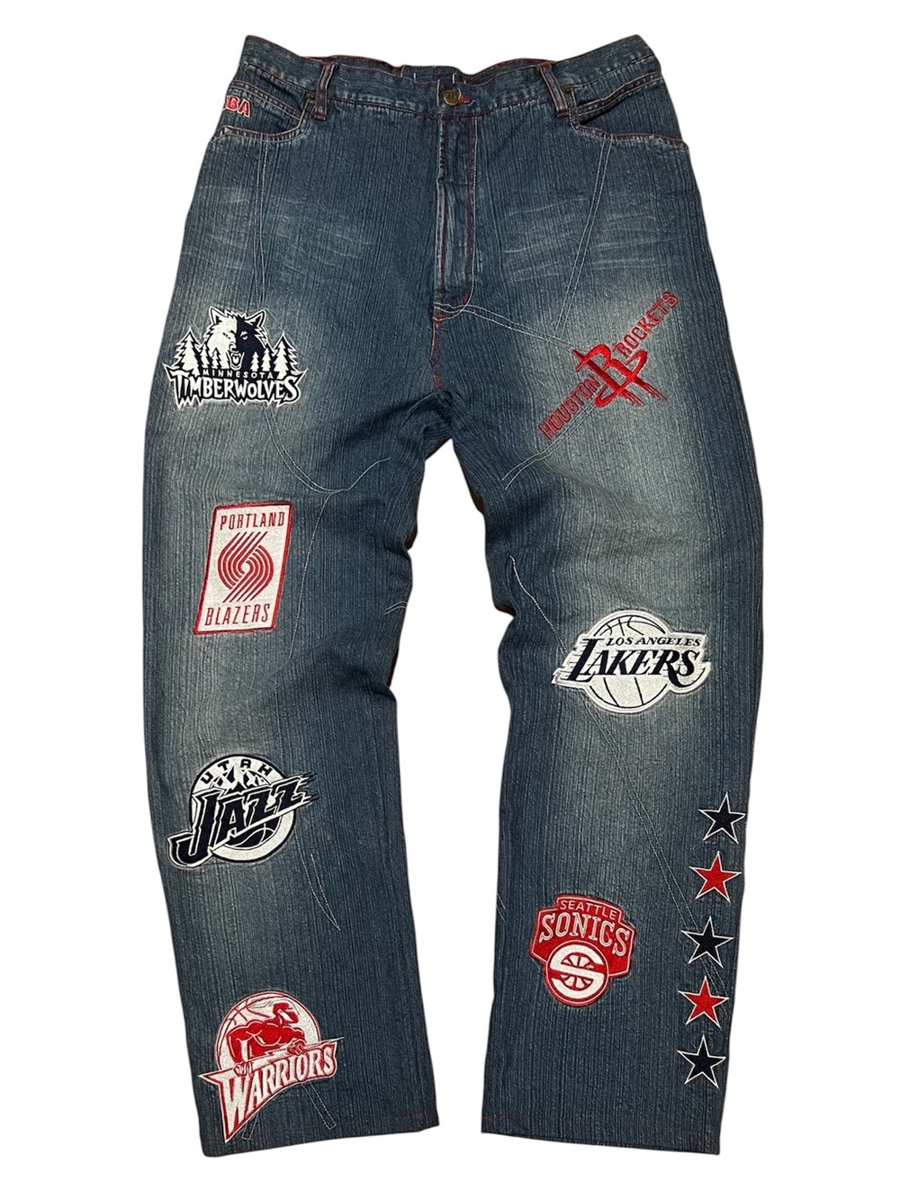 Vintage UNK Denim NBA 2004 All-Star Western Conference Jeans Men's Size 36